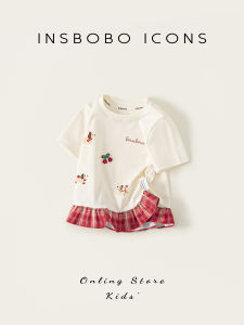 insbobo | Girls Short Sleeve T-shirt Summer New Arrival