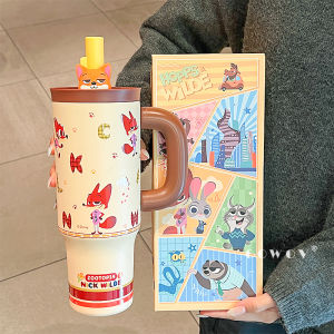 Large Capacity Insulated Straw Tea Cup