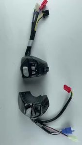 AEROX V1 HANDLE SWITCH with HAZARD LIGHT for AEROX / MIO I 125 / MIO MXI CARBON / MATTE BLACK SET DM-011