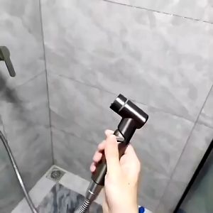 AP666 High Pressure Shower Toilet Bidet Faucet ABS Hand Bidet Adjustable Spray Gun Toilet Bathroom