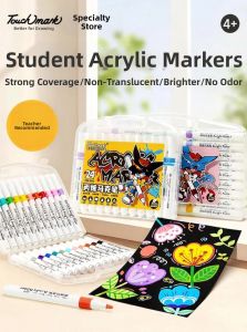 Touch mark | Non-Toxic Soft Tipped Markers 24 Colors