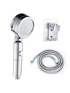 Pressure Boosting Water Saving Adjustable Spray Large Shower Head with Quick Stop Function