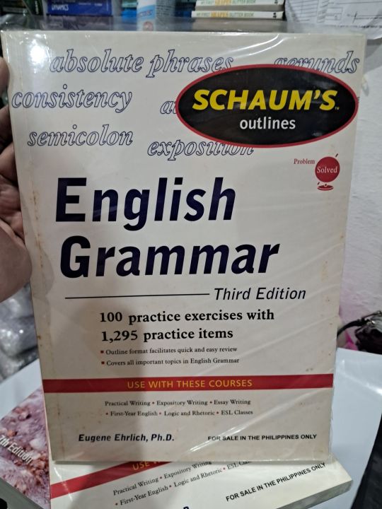 English grammar third edition schaums outline original lazada ph