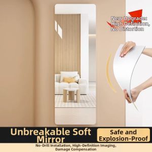 Self-adhesive Acrylic Full-length Mirror