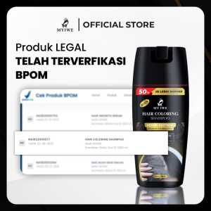 Myiwe Shampoo Penghitam rambut putih  menghilangkan uban instant Myiwe shampoo anti uban