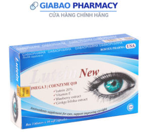 Viên uống bổ mắt LUTEIN NEW tăng cường thị lực Hộp 30 viên