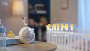 Máy tạo tiếng ồn trắng phát tiếng ồn trắng có đèn ngủ cho bé FATZ BABY Calm 1 FB8810SJ giúp bé ngủ ngon và sâu giấc hơn