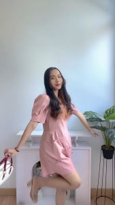 [Basica Moda] 6105 Romper Wanita Brigitta Basic Twistcone Import