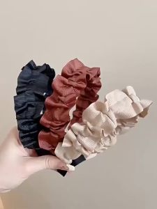 BANDO SCRUNCHIE KERUT KOREA IMPORT RUFFLES HEADBAND