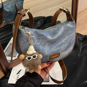 Korean Style Retro Small Womens Bag Casual Commuter Crossbody Shoulder Bag Soft PU Leather Spring New Fashion Handbag
