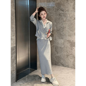 Spring Fashion French Style Elegant Laid-back Skirt Set