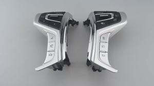 New Left + Right Switch Steering Wheel Cruise Control Buttons For Mitsubishi Pajero Sport Outlander Delica L200 2015-2022