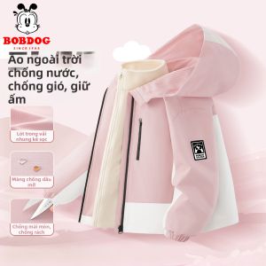 Bobdog | Áo Khoác Nữ Mùa Đông Dày 3 Trong 1 Có Thể Tháo Rời