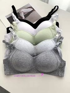 TopSell Women Sweat Absorption Cotton Comfortable Bra Underwear Push Up Bra Brassiere Female