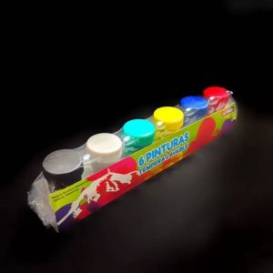 Poster Paints 6 colors or 12 colors with free paint brush