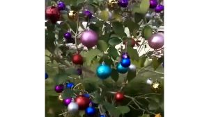 Quả châu trang trí cây thông Noel trang trí giáng sinh 1 quả