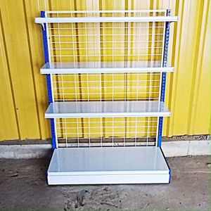 ชั้นวางสินค้า 45x90x150 กระเป๋า, น้ำหนักสินค้า 30-40 กก. ชู่กระจาย แข็งแรง, ลดความน้ำหนัก, เหล็กหนา, รับสินค้า 1 หน้า