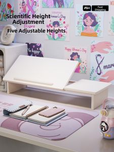 evesigar | Height Adjustable Laptop Stand Multiple Level Adjustment Computer Riser Cooling Holder