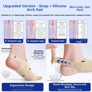 FROTH | Arch Support Insoles for Flat Feet Valgus Deformity XO Leg Correction