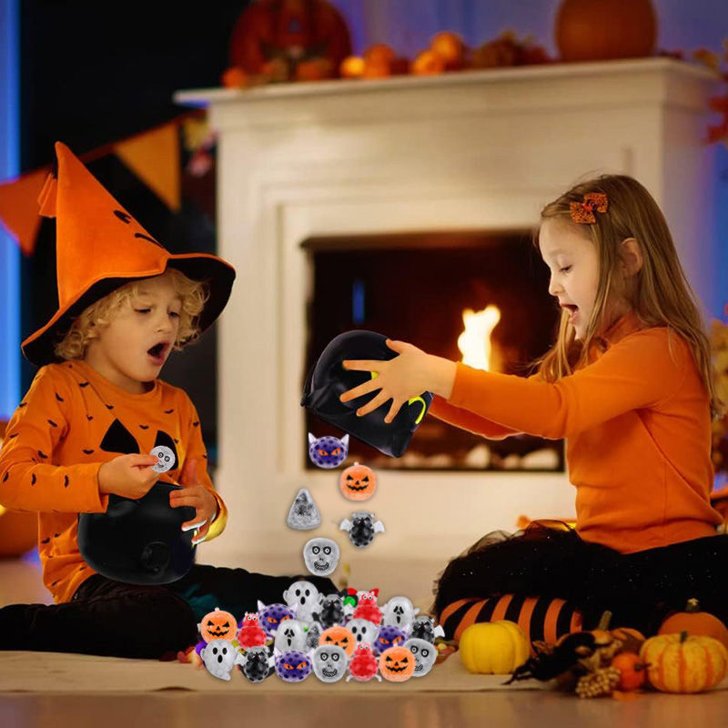 5-30Pcs Halloween Squeeze Ball Kids Halloween Party Favors Trick or ...