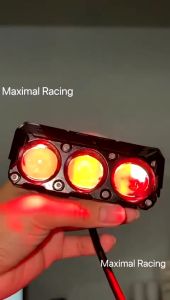 Lampu Tembak SQL 3 Mata IBRIGHT Plus RGB dan Senja Full Alumunium Waterproof Premium