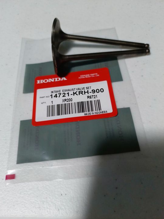 Honda Xr200xlr200 Intake And Exhaust Engine Valve Set Lazada Ph