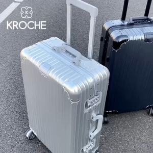 Kroche - Koper Kabin Bagasi 22/32 Inch TSA Lock Koper Fiber Polycarbonate Tahan Banting