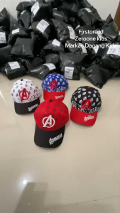 Topi Anak Laki Laki Topi Baseball Anak Laki Laki Bordir AVENGERS Bordir A Termurah