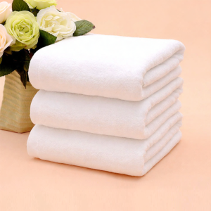 Thickened Pure Cotton Bath Towel Adult Large Absorbent White Towel for Hotel Beauty Salon Bathrobe Home Textile Quick Dry