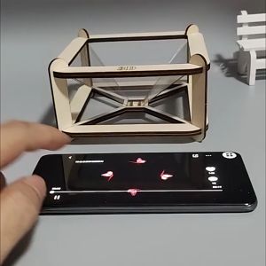 Bộ trò chơi DIY HOLOGRAPHIC 3D Không Gian 3 Chiều sáng tạo khoa học và công nghệ cho trẻ tự làm thủ công
