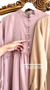 Fimelo Tunik Wanita Polos - Risya Silk (Tunik Lengan Panjang)