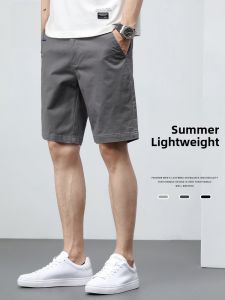 ROMON | Romon Mens Summer Thin Loose Casual Cotton Shorts Fashionable Urban Style Mid-Waist Loose Fit Shorts for Youth