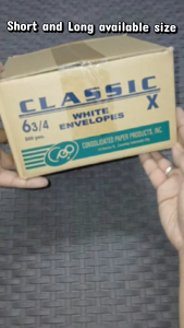 500PCS White or 50pcs Brown Envelopes Long and Short Sizes Available Wholesale Price 1Box valiant