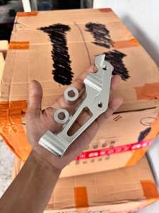 Kaliper M50 4 Piston Monoblok Set Breket Full CNC PNP Ninja Megapro Tiger CB150R Old