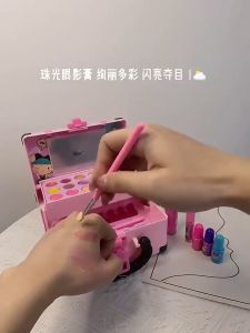 Bộ đồ chơi mỹ phẩm mô phỏng bàn trang điểm nhiều màu cho bé - Sản phẩm an toàn không độc hại cho bé