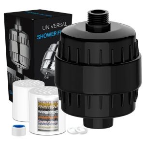 15/20 stages High output shower water filter removes chlorine fluoride heavy metals filter softens high quality shower head