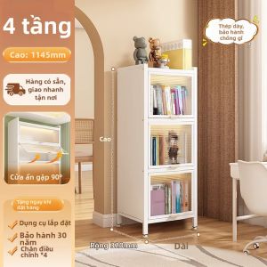 GUANGMANZHI | Giá Sách Trẻ Em Chống Bụi Có Cửa thép