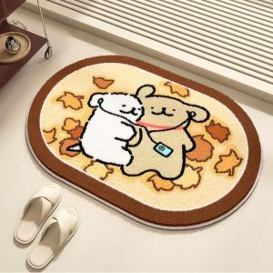 Thảm Vikamara Giống Len Cashmere - Thảm Phòng Tắm Chống Trơn Trượt Giữ Ấm Trang Trí Nhà Cửa Thảm Trong Nhà Cho Phòng Ngủ