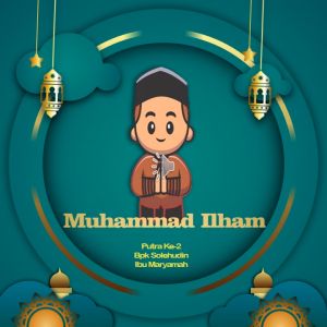 Desain Undangan Digital Khitanan Anak