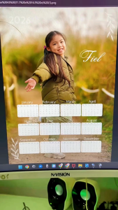 Personalized 2026 Satin Photo Calendar – Custom Family Business or Solo Photo | A3 & A4 Sizes | 260GSM