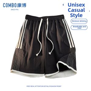Summer New Casual Loose Sports Thin Beach Quick-dry Five Division Shorts