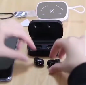 Earbuds OEM1 LED Cold Light Digital Strong Battery Wireless Earbuds Sports Stereo TWS BT5.0 Earphones