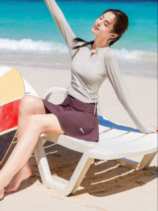 XTEP | Tummy Control Conservative Two-Piece Swimsuit Dress