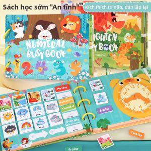 Sách Học Tập Êm Lặng Sách Nhãn Dán Bóc Tay