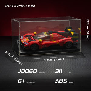 Small Angle Eight Grid Assembly Block Toy Car Model Gift