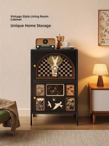 MR ART | Vintage Iron Storage Cabinet