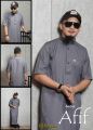 Jubah al amwa platinum afif lengan pendek gamis saudi. 