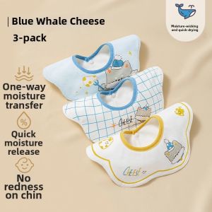 Usbettas | Waterproof Baby Bib Pure Cotton Thin Summer Quick Dry