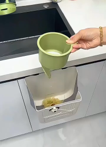 Leftover Food Strainer Sink Hanging Basket with Quick Drain and Durable Kitchen Sink Strainer Design