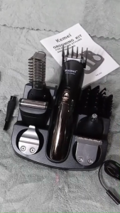 ALAT MESIN CUKUR RAMBUT JENGGOT ELEKTRIK SHAVER KM-600 KEMEI 6 in 1